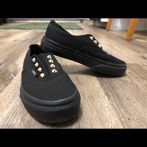 Kids studded Vans (size 12.5)